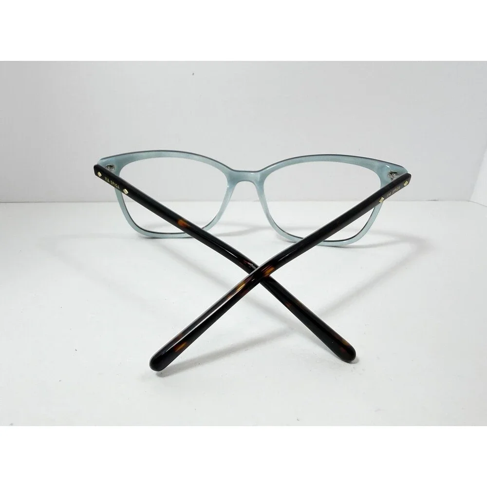 VIA SPIGA Women's 550 Tortoise & Blue Acetate Cat SunGlasses Frame 55-16-135